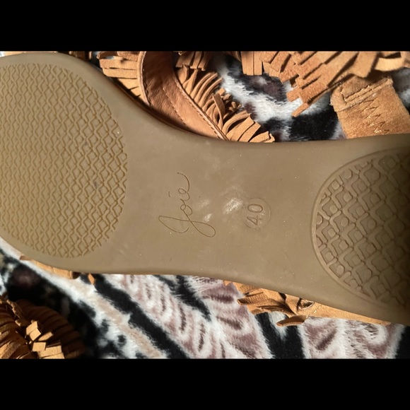 Joie Pippa Suede Fringe Sandals - Picture 7 of 7